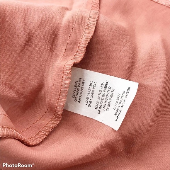 SMYM Winnie wrap dress Rustic Mauve size S nwt - Picture 9 of 11